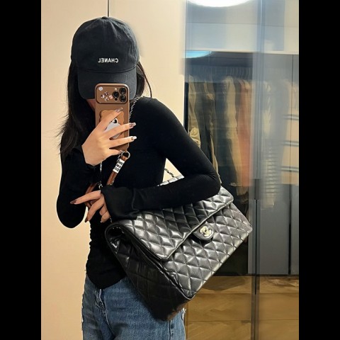 트래블 플랩 클래식백 맥시