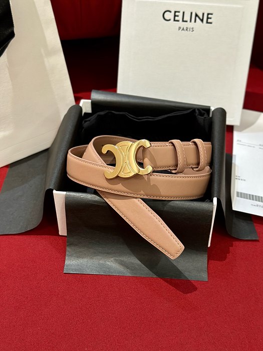 celin* 트리오페 벨트 2.5cm 