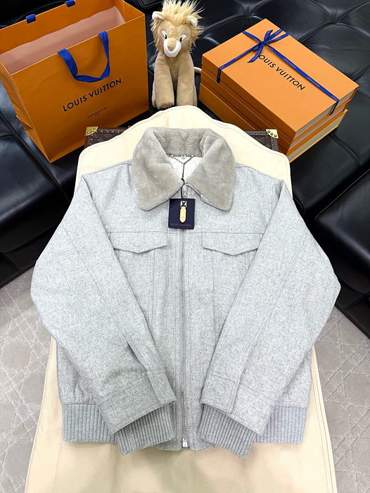 lv 울 블루종 위드 시어링 칼라 (상품 준비중)