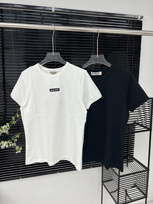 miu mi* 로고 반팔 (2 colors)