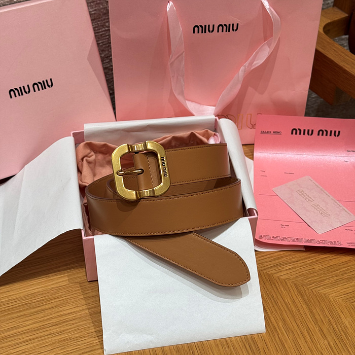 miu mi* 로고 버클 벨트 정품급
