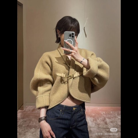 카라비너 클립 박시 재킷