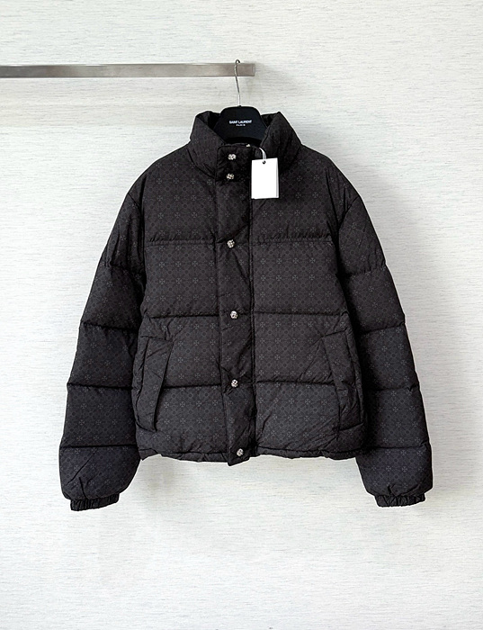 chrom* hearts 자카드 다운 패딩