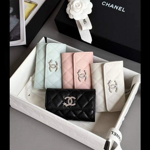 25b cc 별 로고 캐비어 카드지갑