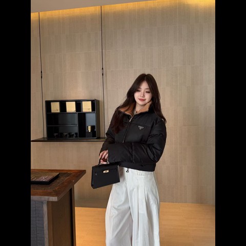 prad* 리나일론 다운 재킷