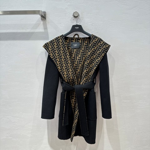 fend* FF 울 롱 코트