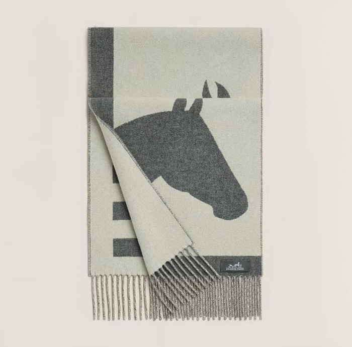 herm*s H 카사크 러브스토리 캐시미어 머플러